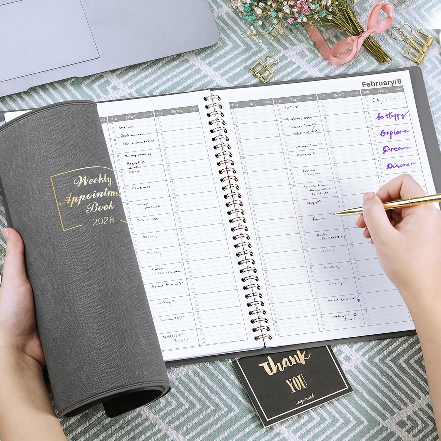 Thumbnail 6 de Appointment Book 2026 A4 weekly planner 21.8×29 cm 📕