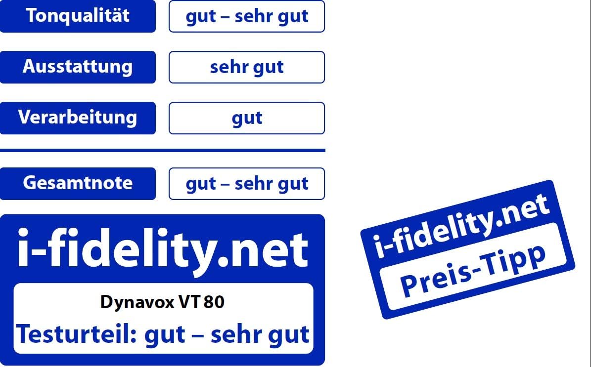 Thumbnail 6 de Dynavox Ampli stéréo Compact VT-80 Noir : entrées numériques USB/Carte SD et Bluetooth