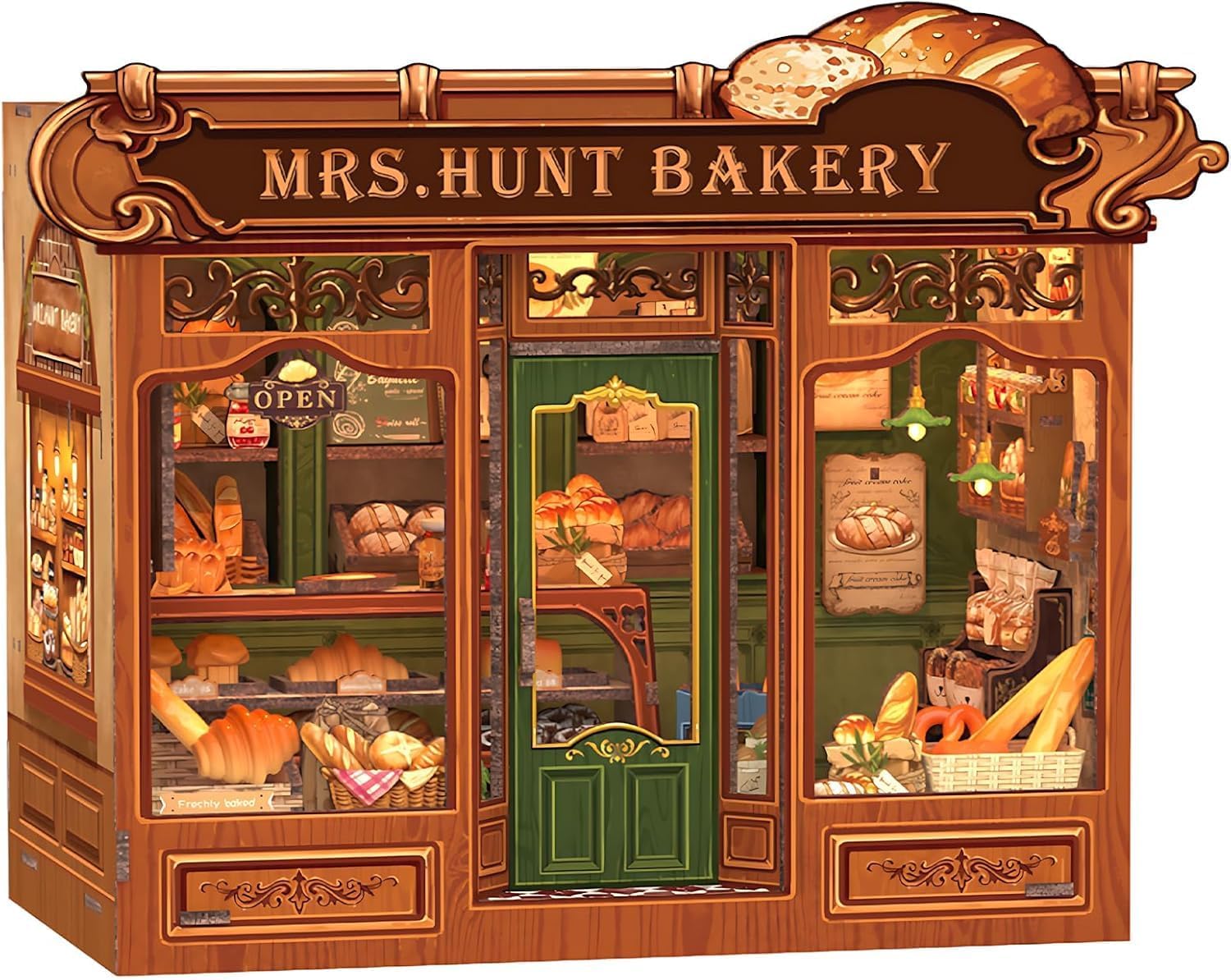 Detalle de CUTEBEE Book Nook Kit Mrs Hunt Bakery