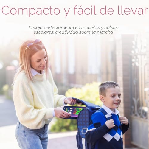 Detalle 2 de Desire Deluxe Micro Bloques Magnéticos de Construcción – 28 piezas Brillo, juguete STEM de viaje