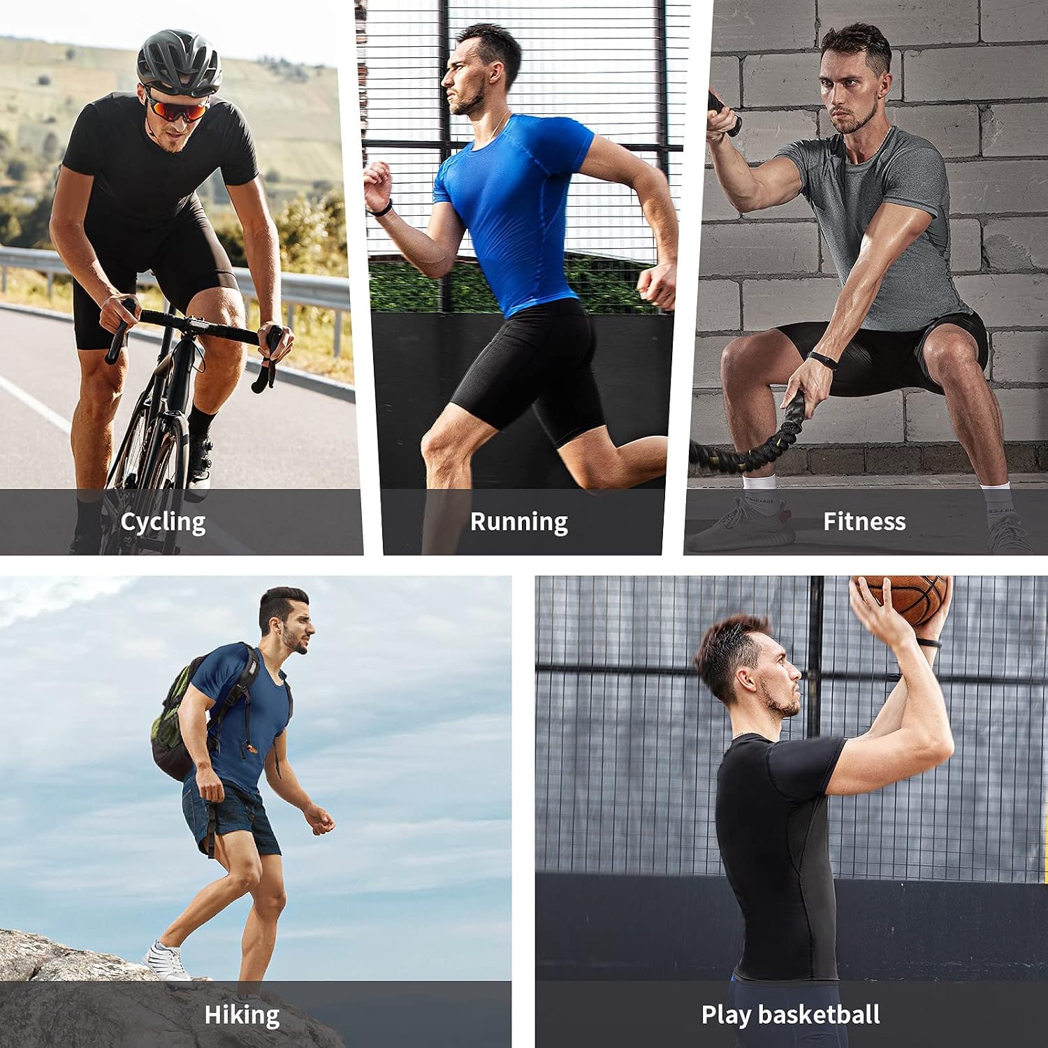 Detalle 1 de Niksa compression running top pack of 1