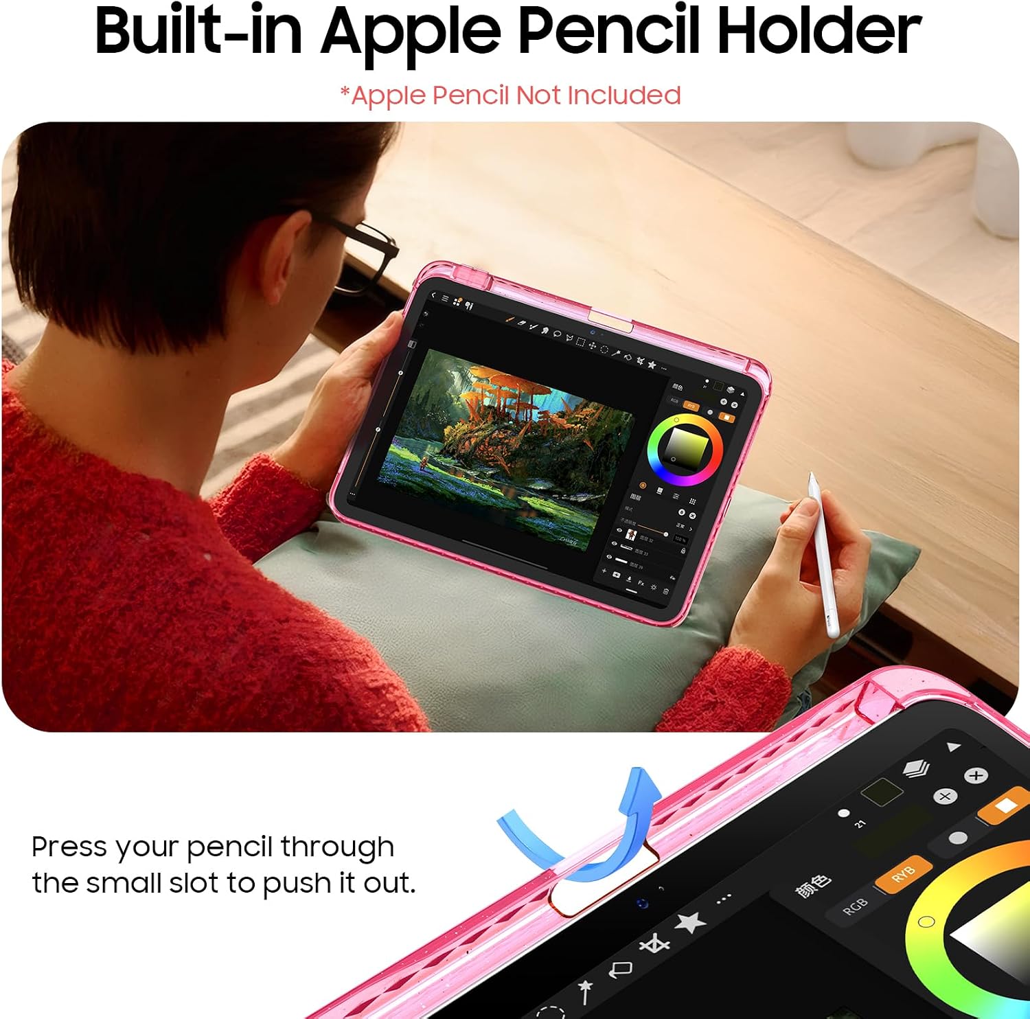 Thumbnail 3 de FINTIE Rotating Case for iPad A16 11in