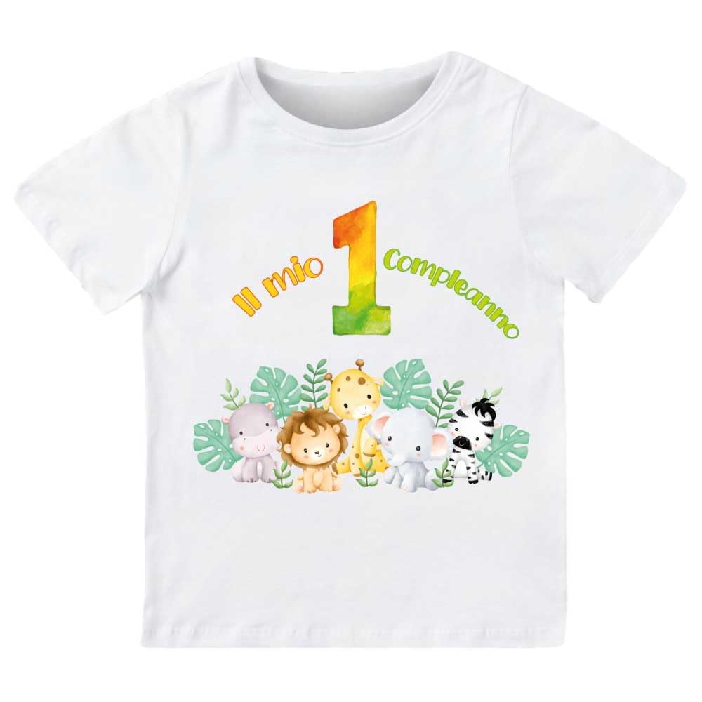 Thumbnail 2 de T-shirt cotone compleanno jungle safari 3-4 anni