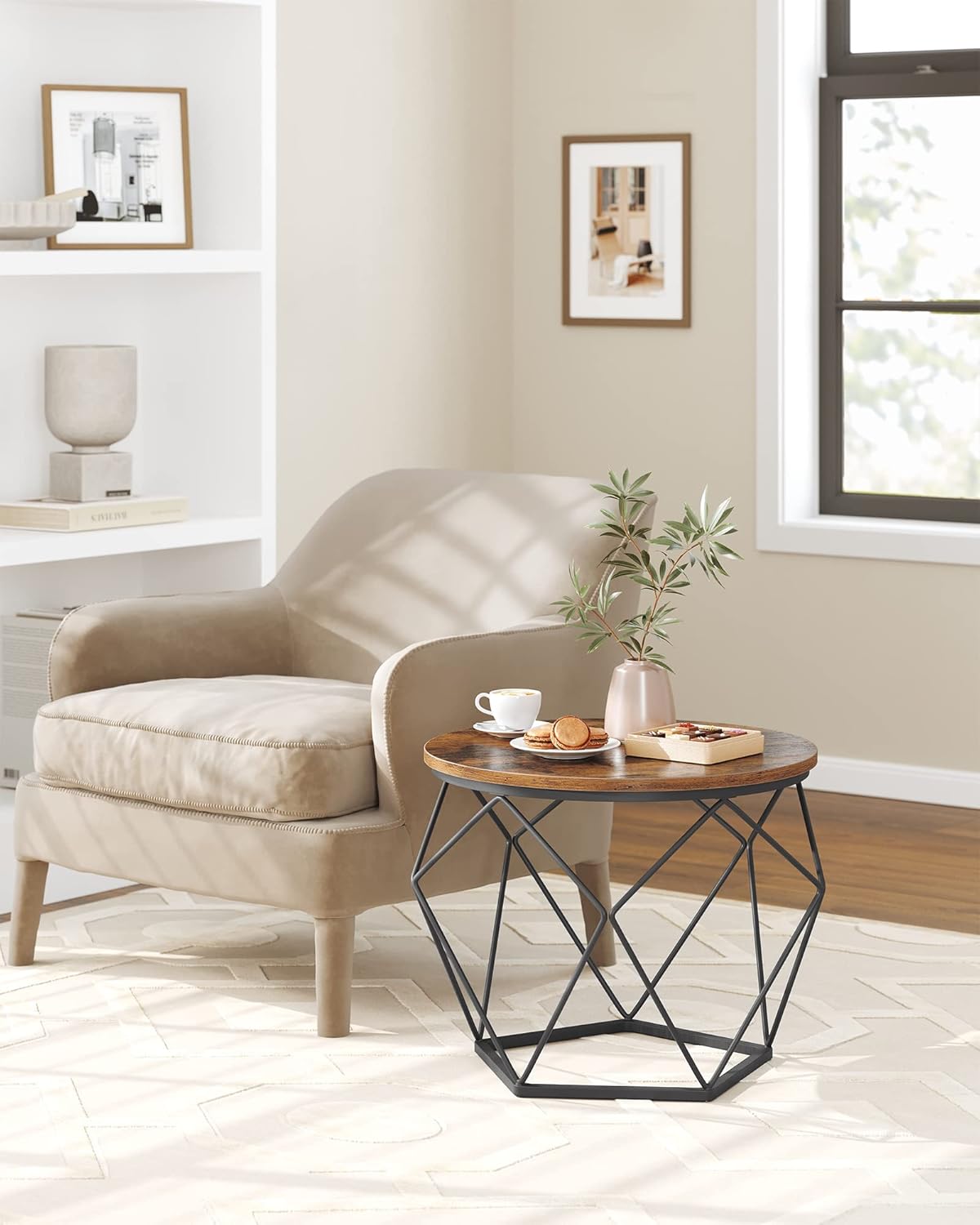 Detalle 1 de VASAGLE coffee tables set of 2 LET040B01