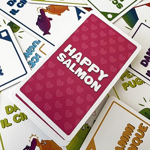 Detalle de Asmodee Happy Salmon – Gioco da Tavolo Divertente
