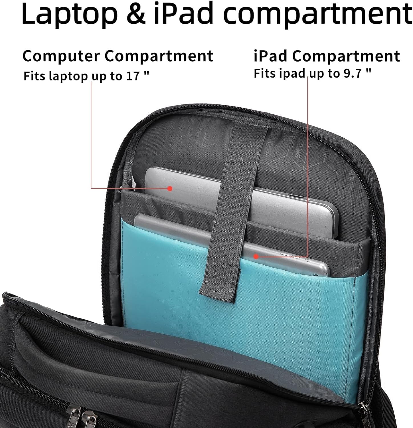 Thumbnail 2 de DUSLANG 17 Inch Laptop Backpack