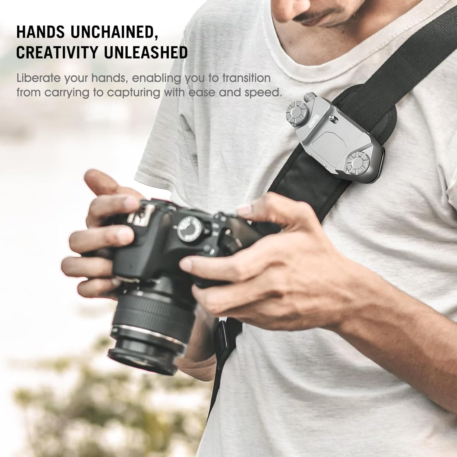 Thumbnail 1 de cametv Camera Backpack Clip with Quick Release Plate (68001)