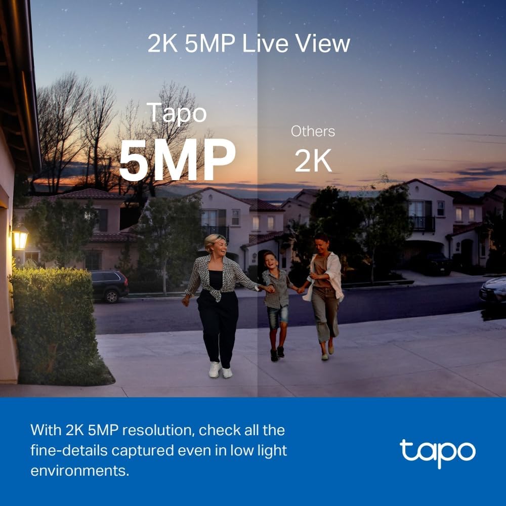 Thumbnail 1 de Tapo TD23 2K 5MP Battery Video Doorbell