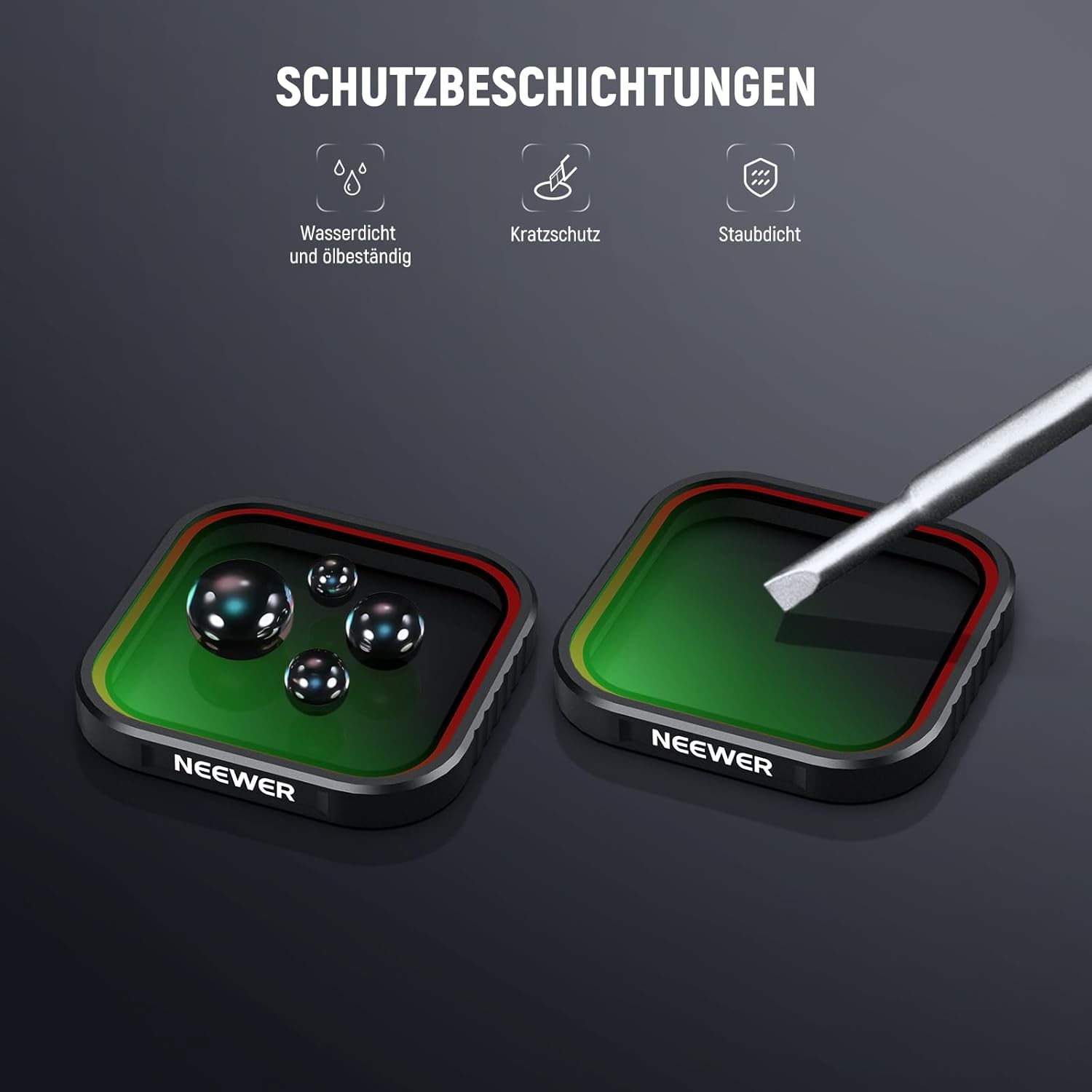 Thumbnail 4 de NEEWER UV-Filter für Insta360 Ace Pro & Ace Pro 2 (FL-C20) – Lens-Schutz für POV-Aufnahmen