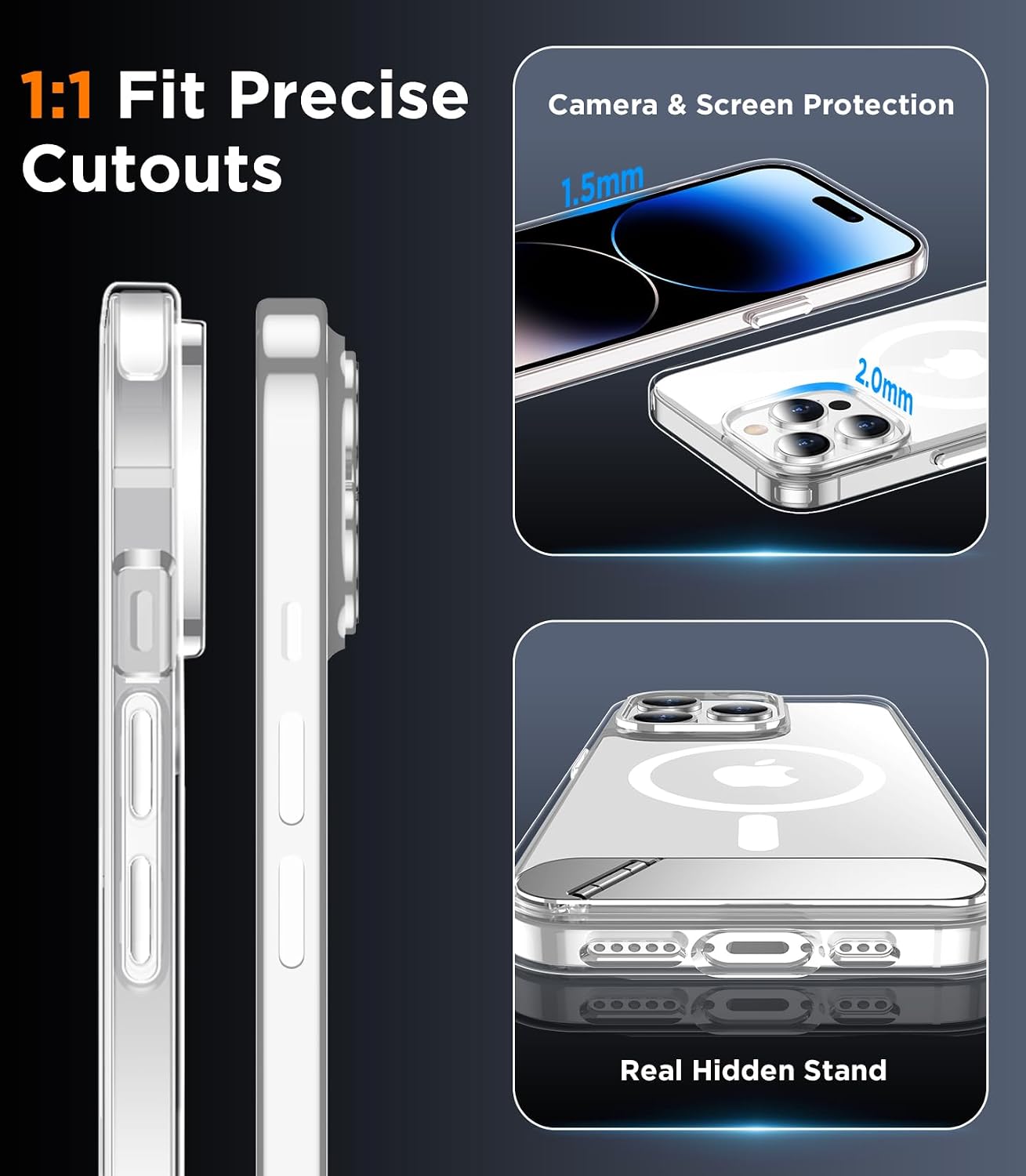 Thumbnail 6 de Temdan iPhone 14 Pro MagSafe Case 0.04 in