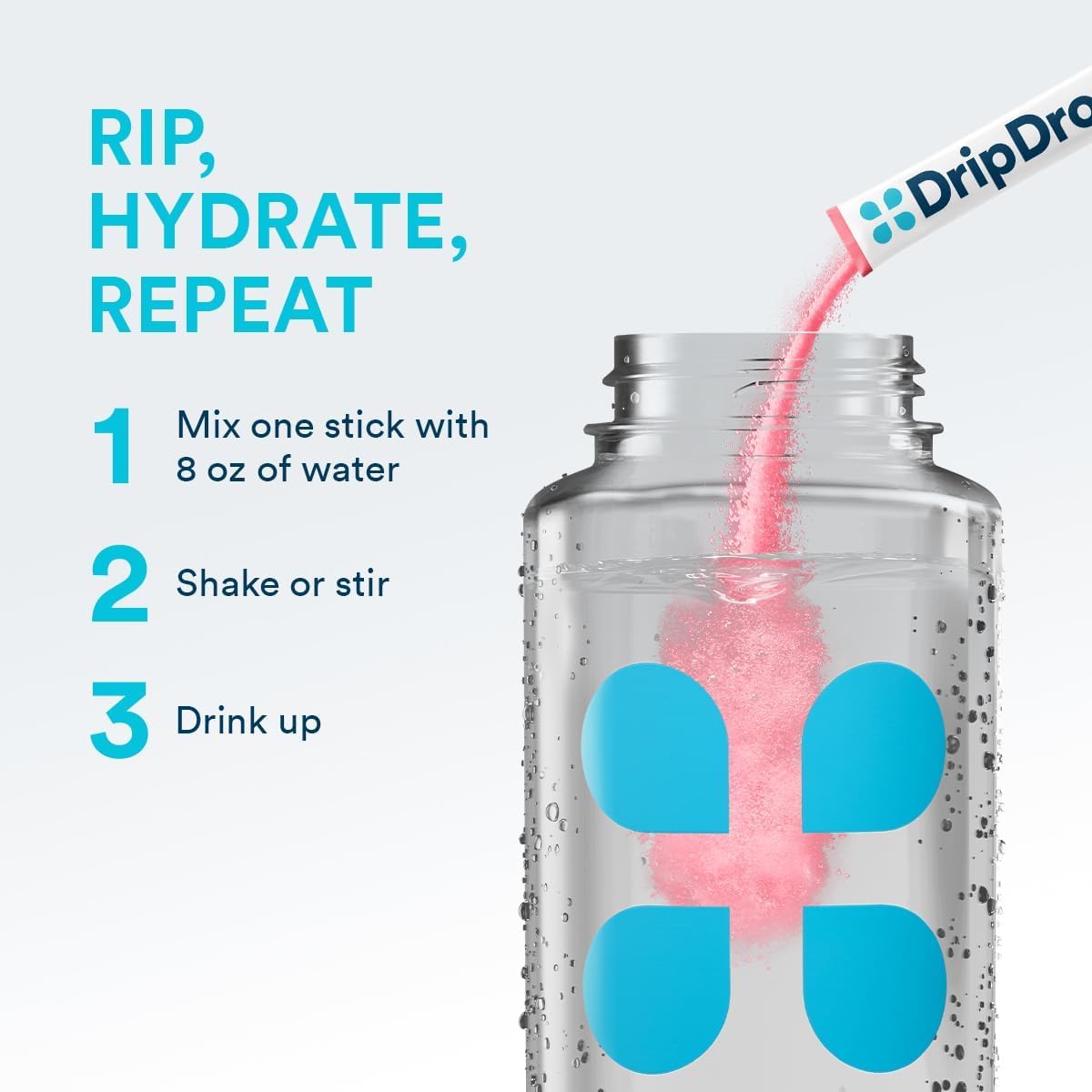 Thumbnail 5 de DripDrop Sugar Free Hydration Packets Strawberry Lemonade