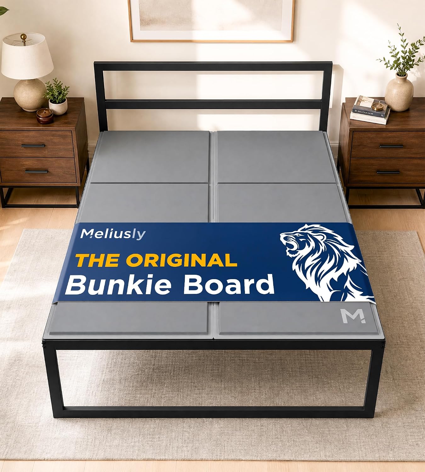 Detalle de Meliusly Low Profile Bunkie Board Full Size (54x75)