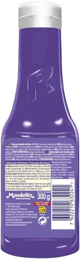 Detalle 2 de Royal Sirope Milka de Chocolate con Leche 🍫 300g