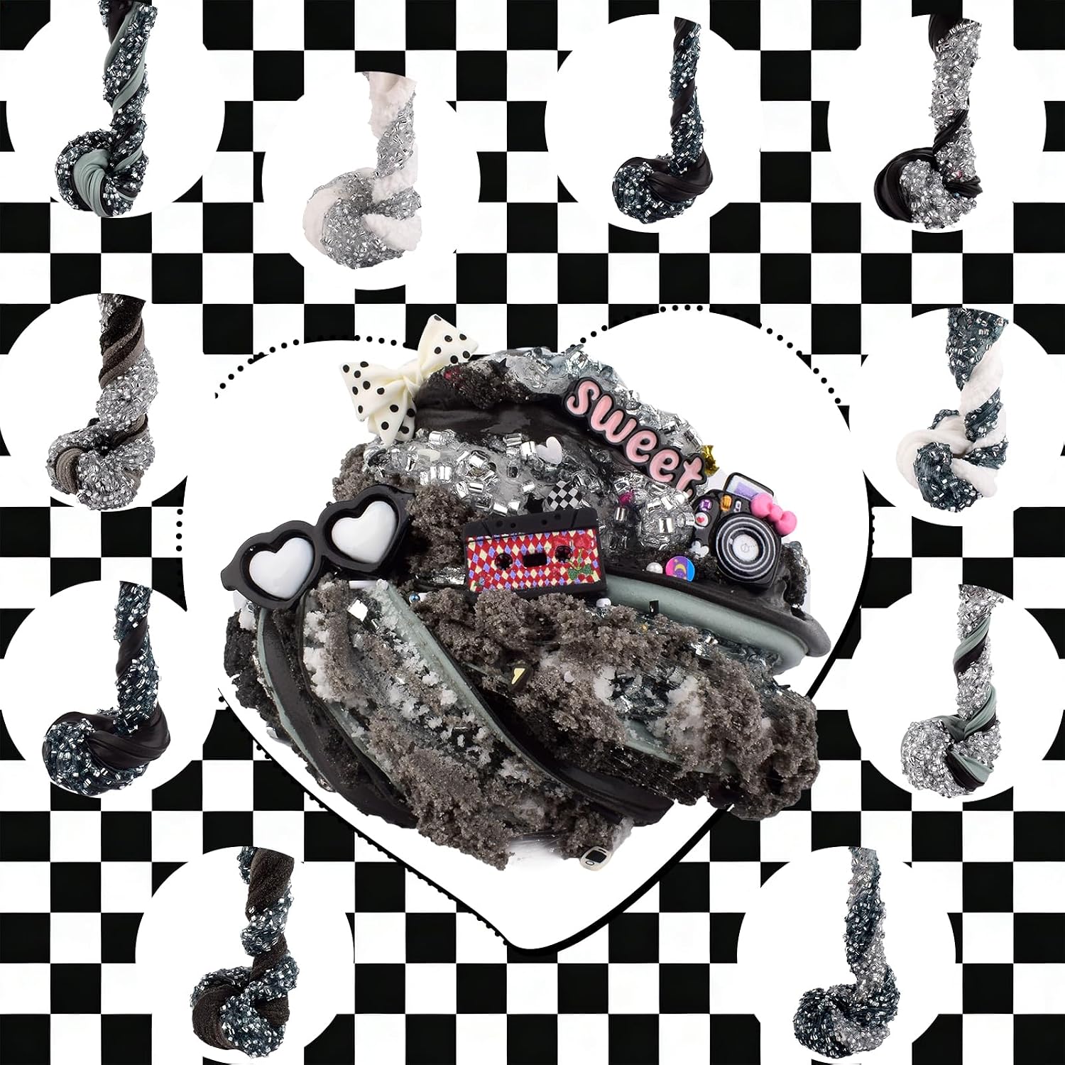 Thumbnail 5 de 6 Pack Slime Kit: Black Punk Slimes & Cloud Butter slime