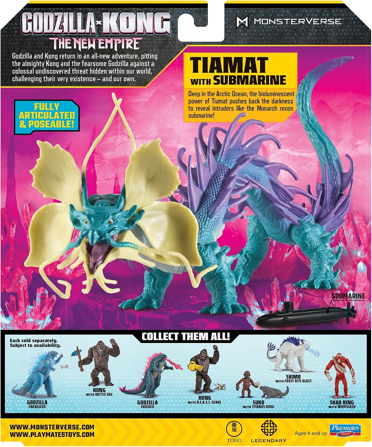 Detalle de MonsterVerse Godzilla x Kong: The New Empire 🦖 Juguete de 6"