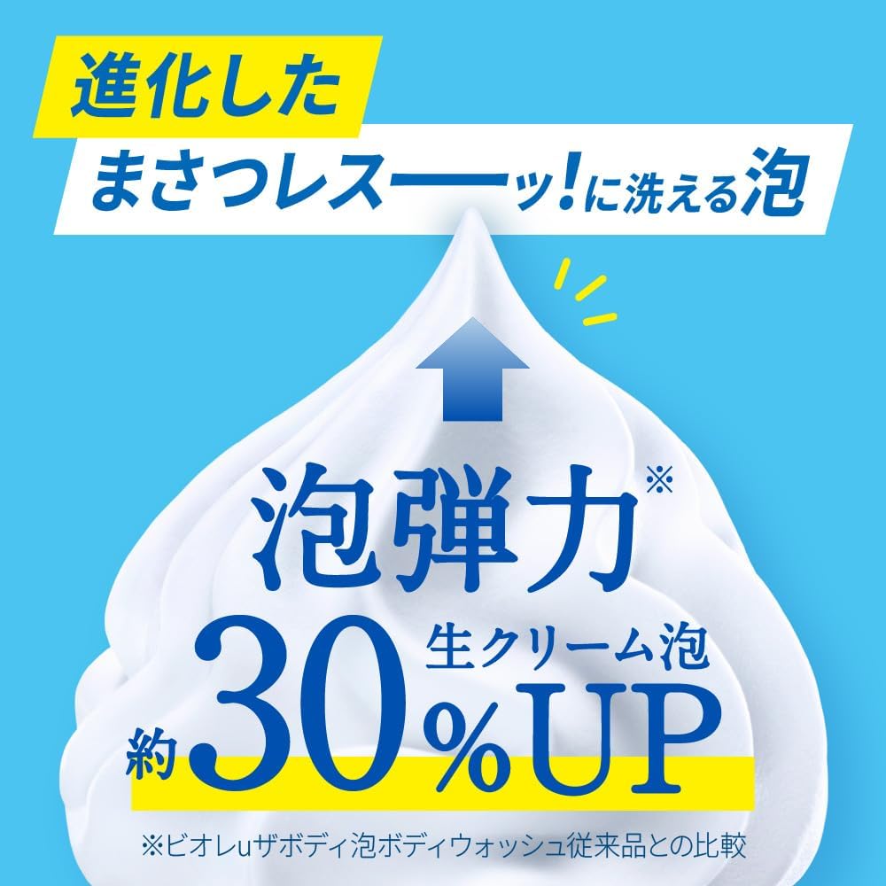 Detalle de ビオレu ザ ボディ 泡タイプ ボディウォッシュ 詰め替え用 1410ml ピュアリーサボンの香り