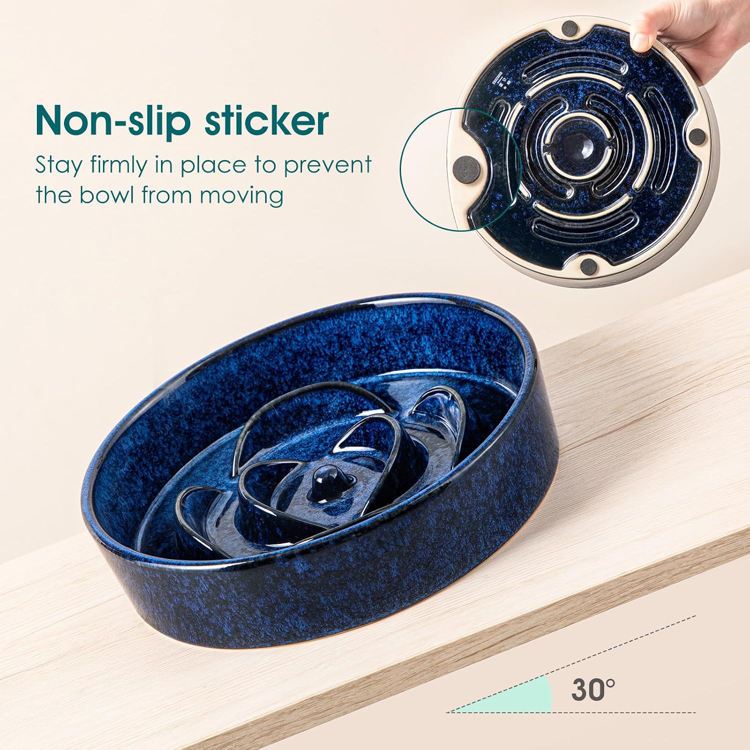 Thumbnail 6 de vancasso Flower slow feeder bowl 960ml