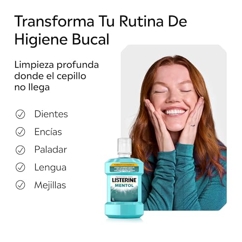 Thumbnail 3 de Listerine Mentol pack 2 x 1 L: enjuague bucal con flúor y protección de 24 horas