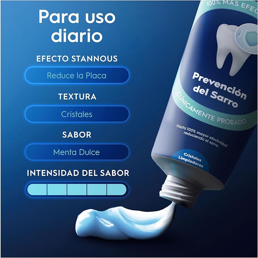 Thumbnail 5 de Oral-B Advanced Prevención Sarro Peppermint 12x75ml 🦷