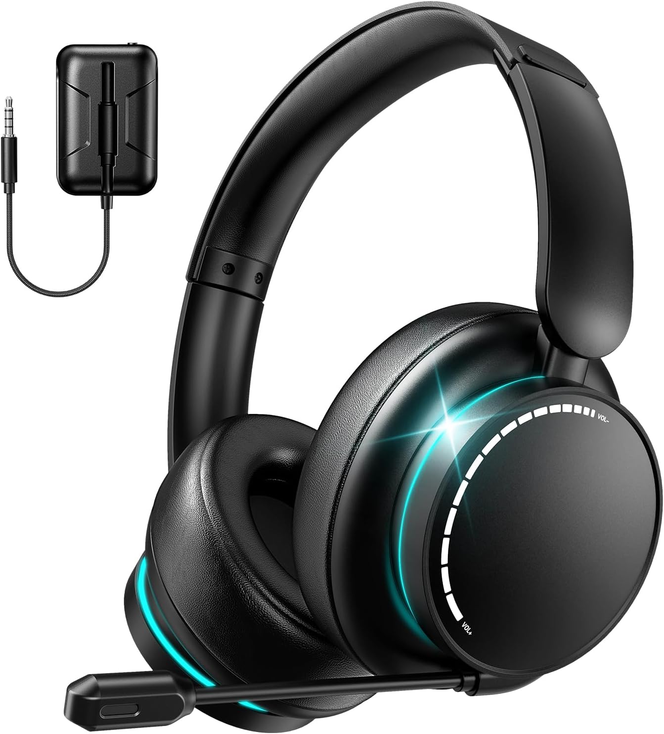 Detalle de YPBDAN MD33 Wireless Gaming Headset: Cross-Platform, long-lasting comfort and solid mic