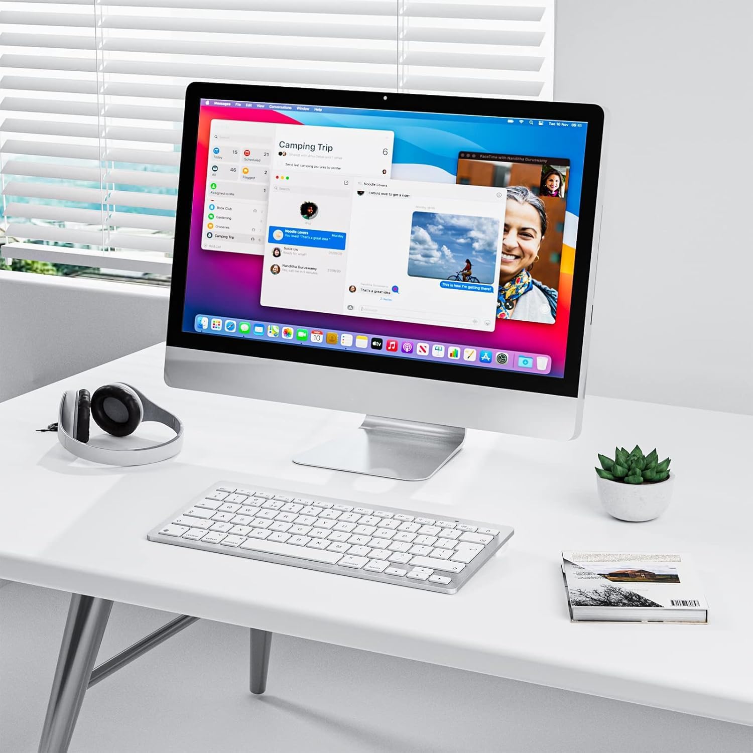 Thumbnail 5 de OMOTON Mac Bluetooth Keyboard, 10 m range