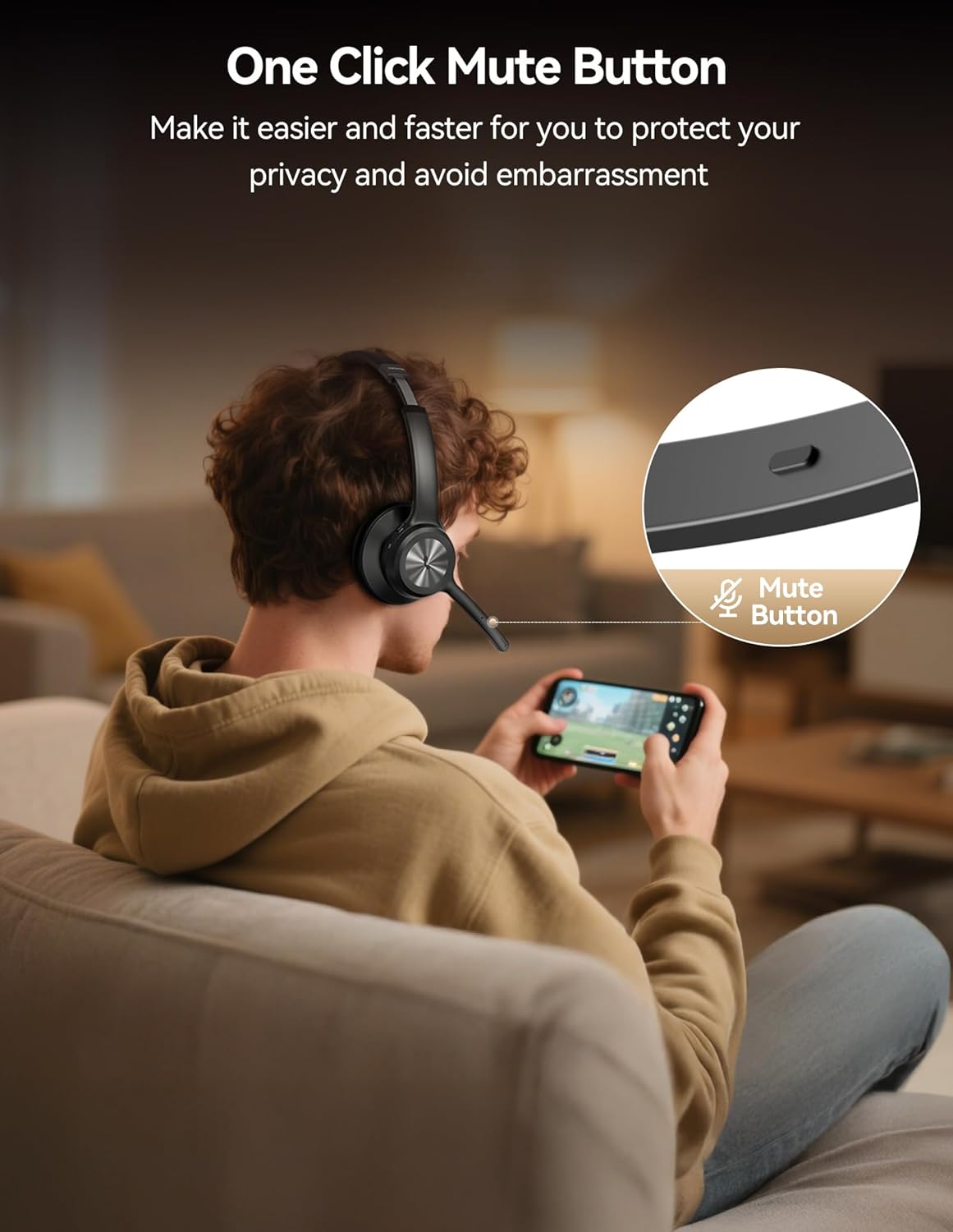 Thumbnail 4 de TECKNET Bluetooth Headset 50h