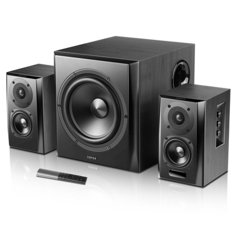 Detalle 2 de Edifier S351DB altavoces 2.1 con subwoofer negro de 150W