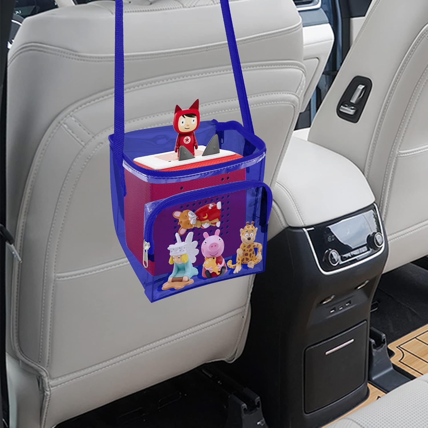 Thumbnail 6 de Clear Storage Display Bag for Toniebox and Characters (Blue) — Versatile, Transparent Storage with Dual Compartments