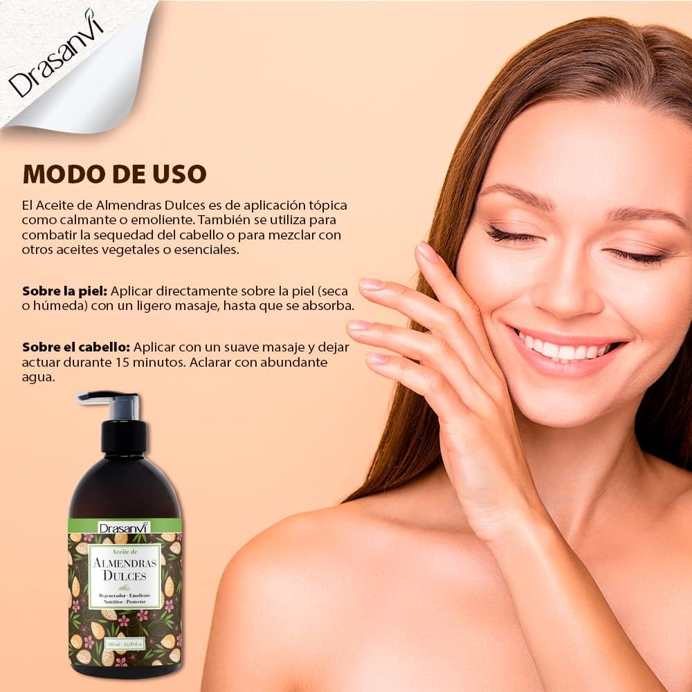 Thumbnail 4 de DRASANVI Aceite de Almendras Dulces 500 ml