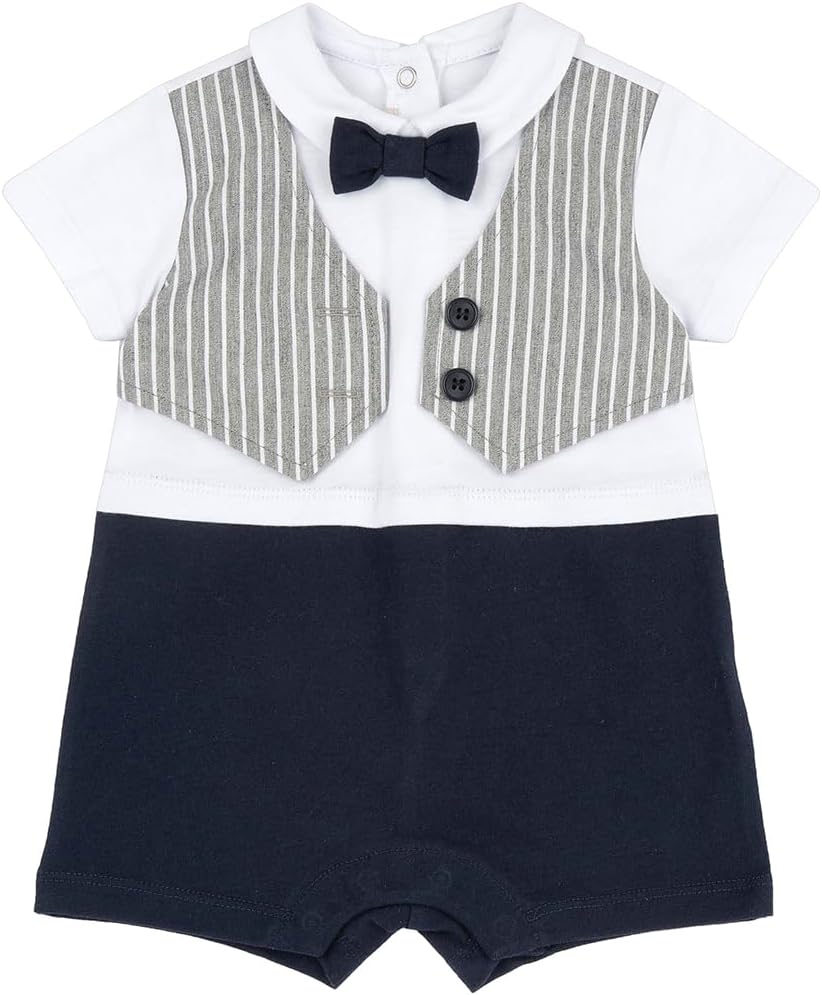 Detalle de Chicco barboteuse coton bébé, nœud doré