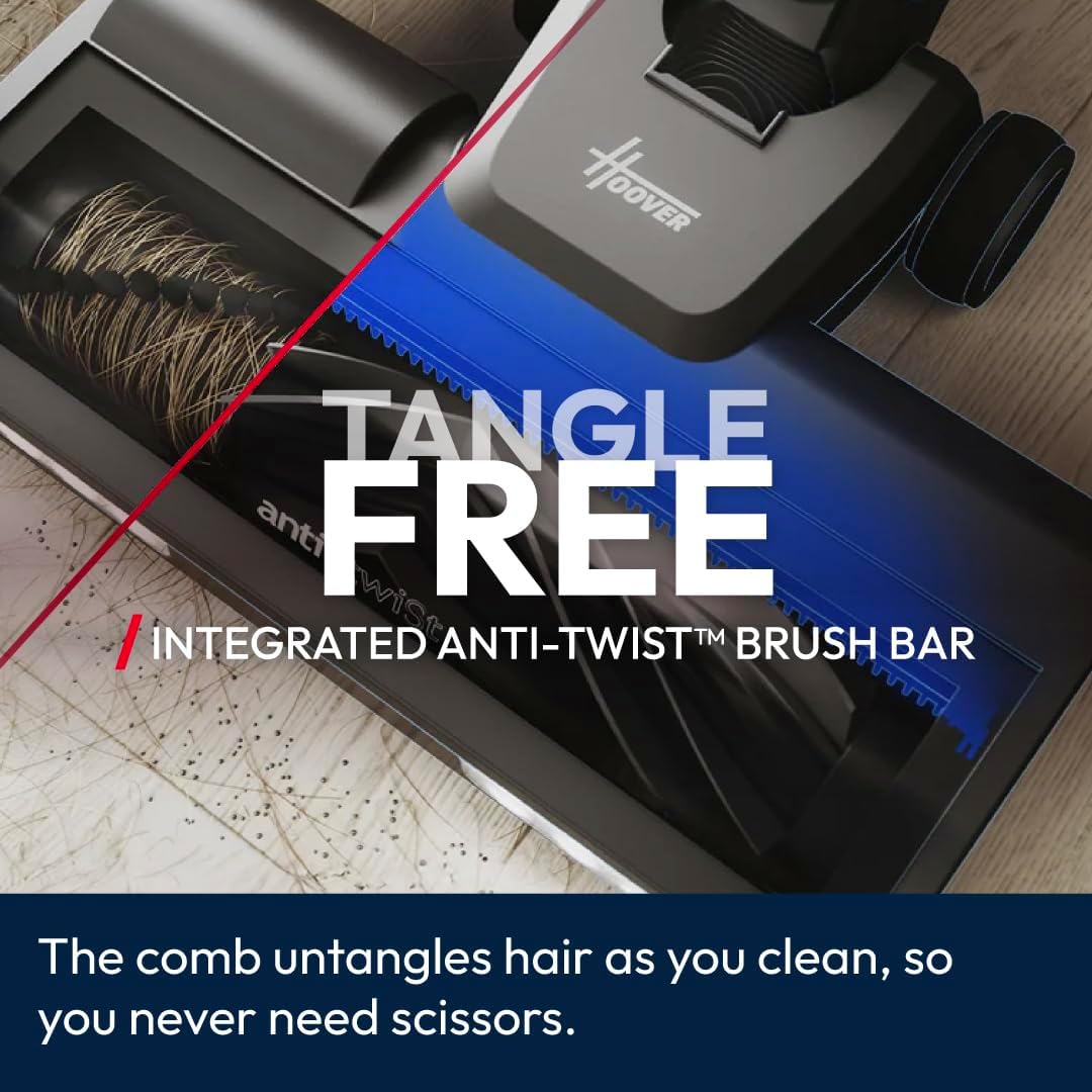 Detalle 2 de Hoover HF3 Anti-Hair Wrap Cordless Pet 440W—Multi-Mode Cordless Vacuum with LED Display