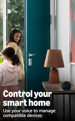 Detalle 2 de Amazon Echo Dot (newest model) with vibrant sound and built-in sensors – Charcoal