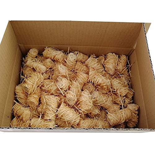 Detalle de Log Barn Encendedores Naturales – Caja de 200, pastillas de encendido para barbacoa y estufas de leña