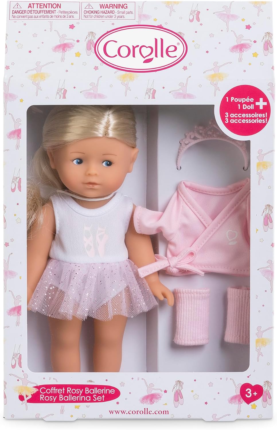 Thumbnail 6 de Corolle Mes Mini Corollines Rosy Ballerine, poupée 20 cm — dès 3 ans