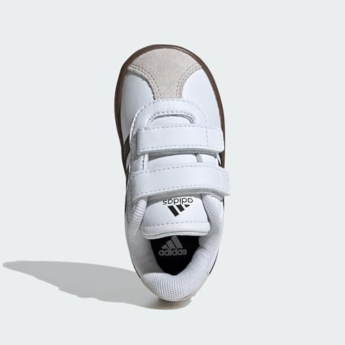 Detalle de adidas Mixte Enfant VL Court 3.0 Shoes — Cloud White/Core Black/Grey One, 29 EU
