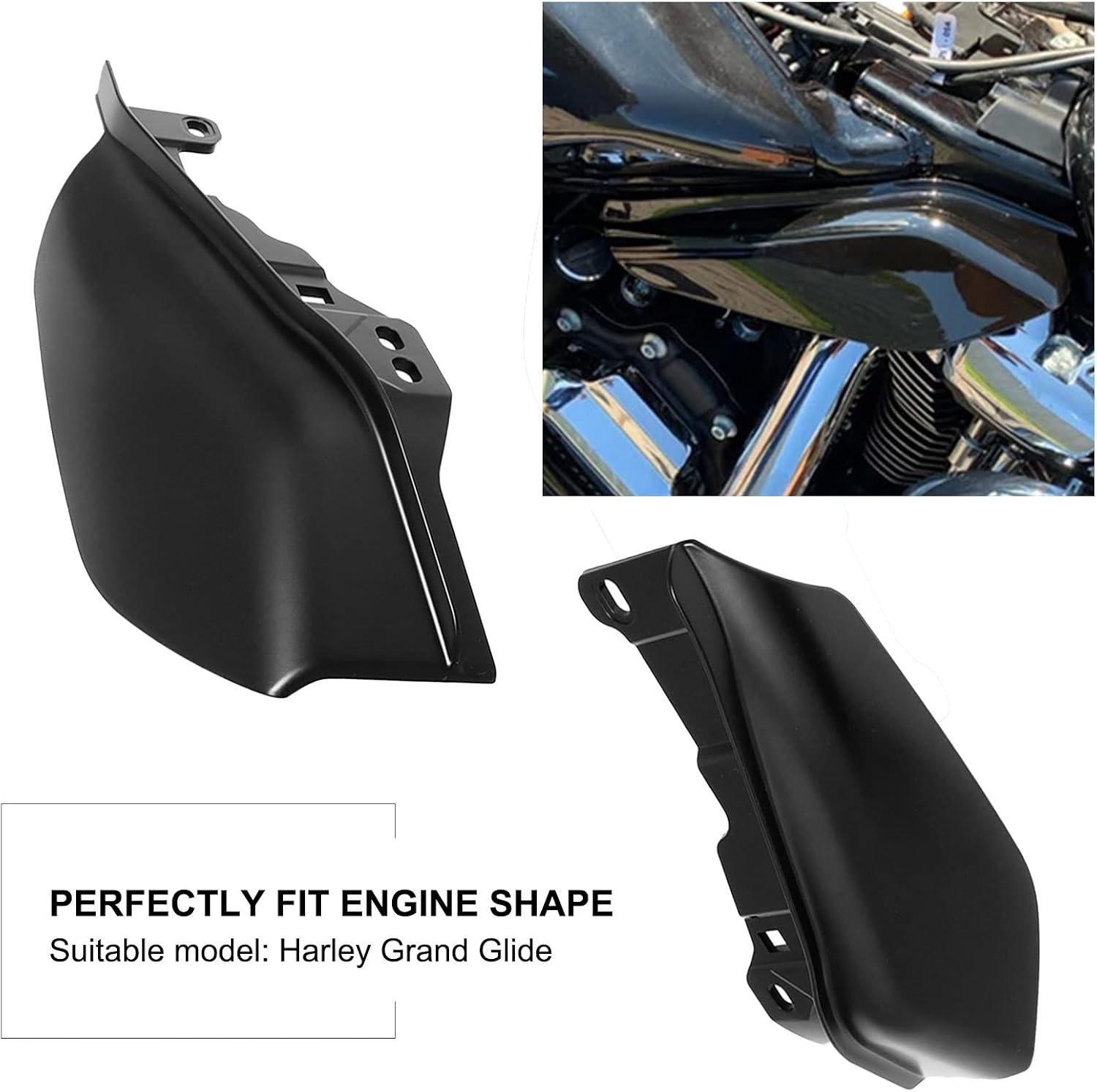 Detalle 1 de Carkio Motorcycle Air Deflectors