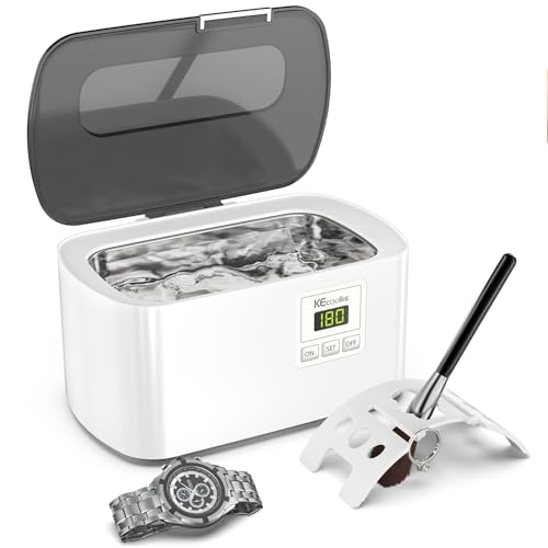 Detalle de KECOOLKE Nettoyeur à ultrasons 600 mL, 48 kHz, cuve en acier inoxydable