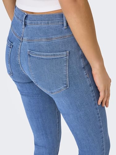 Thumbnail 6 de ONLY Damen Onlrain Life Reg Skinny DNM Noos Jeans – Medium Blue Denim, XL / 32L EU