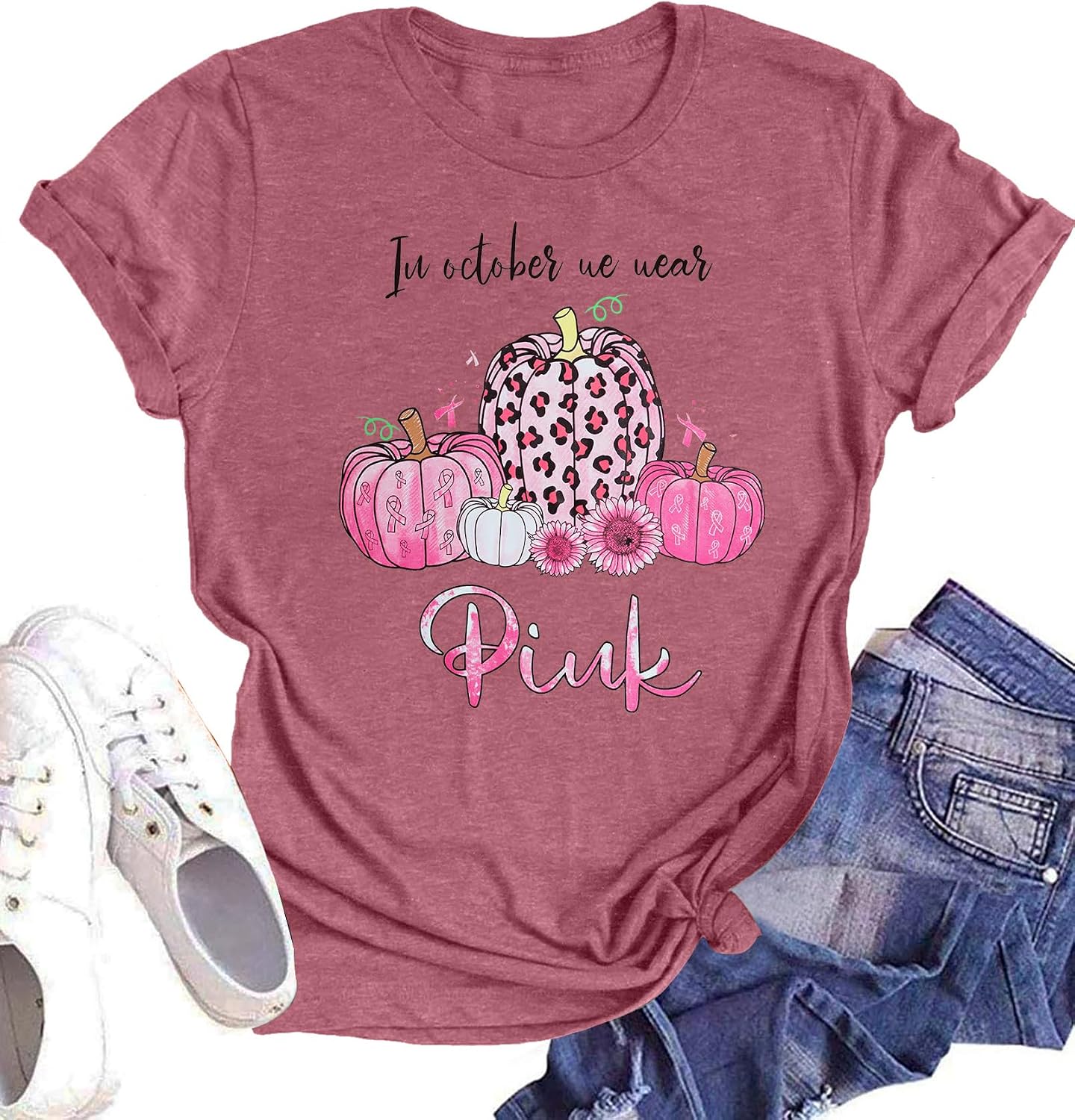 Detalle 2 de Breast Cancer Awareness T-Shirt