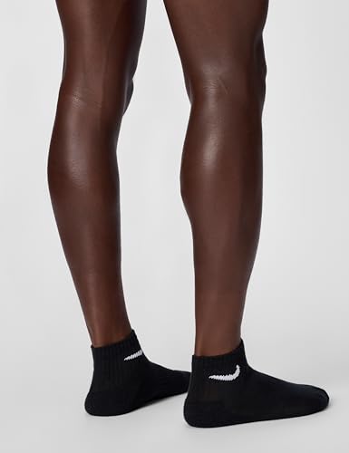 Detalle de Nike Everyday Cushioned Calzini Uomo – Nero (Black/White), taglia L