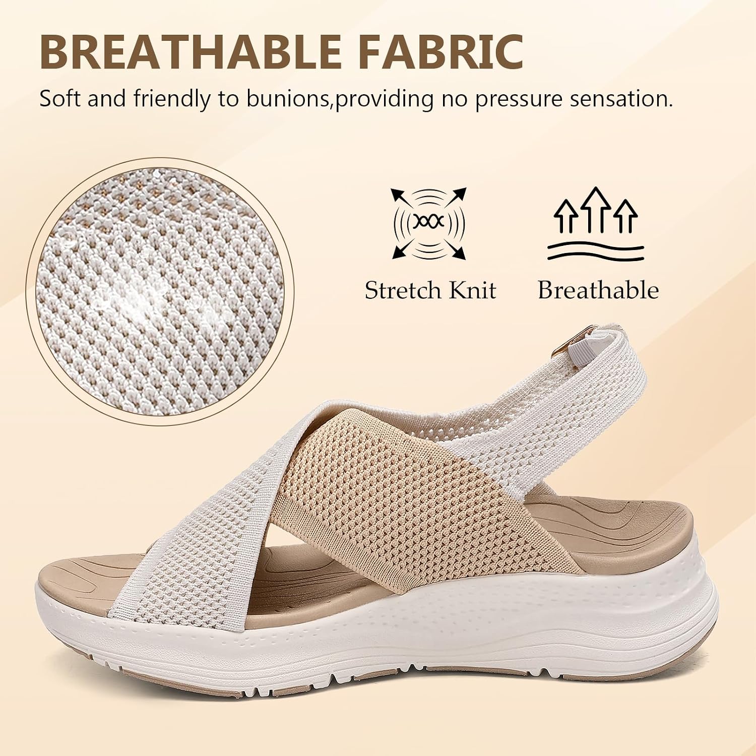 Thumbnail 6 de Hanani Women's Orthopedic Sandals with Adjustable Straps and Arch Support