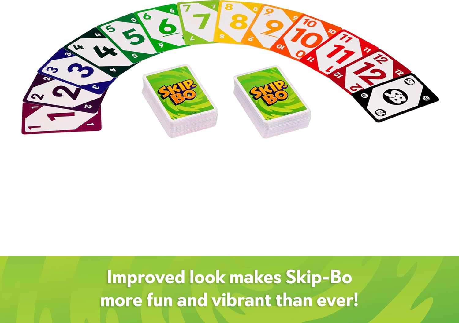 Detalle de Skip-Bo – Jeu de Cartes de Mattel, 2 à 6 joueurs, dès 7 ans