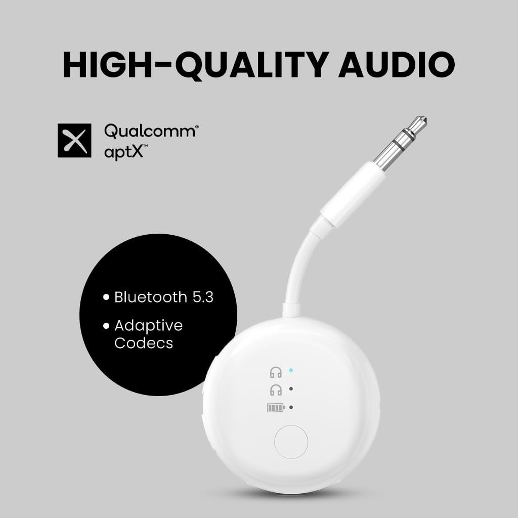 Thumbnail 5 de Avantree SoundJet R1 – Airplane Bluetooth Transmitter for AirPods