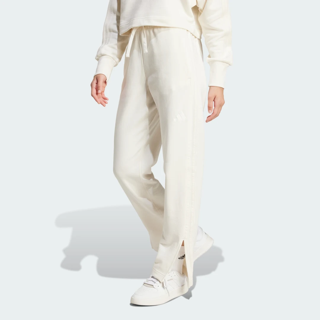 Detalle de adidas ALL SZN French Terry Pantalón 3 bandas Blanco