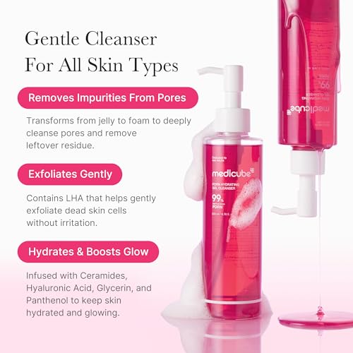 Detalle de medicube PDRN Jelly to Foam Cleanser – Gentle Low pH Hydrating Cleanser
