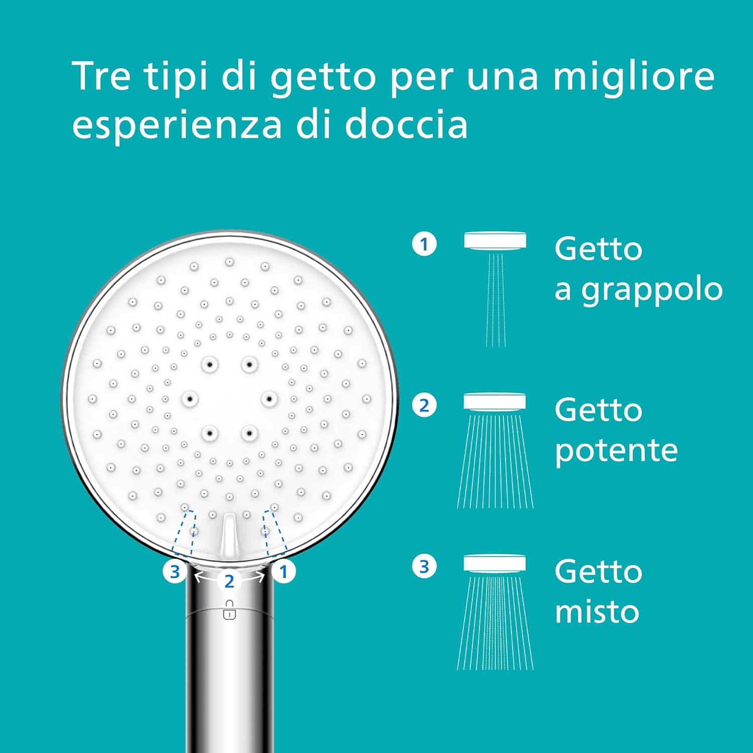 Thumbnail 1 de Philips Soffione doccia con filtro 1 mese