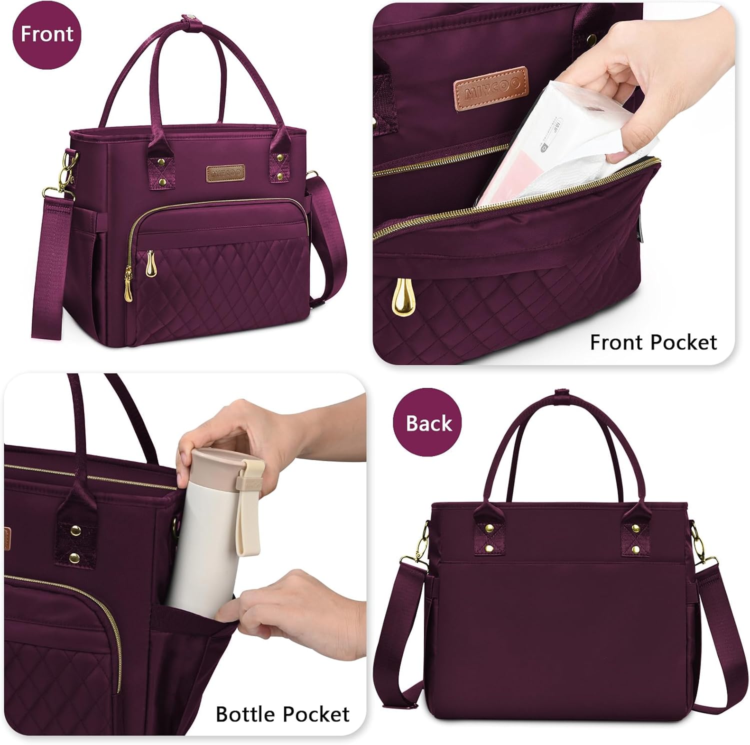 Thumbnail 5 de MIYCOO Lunch Bag 12.6in Tote
