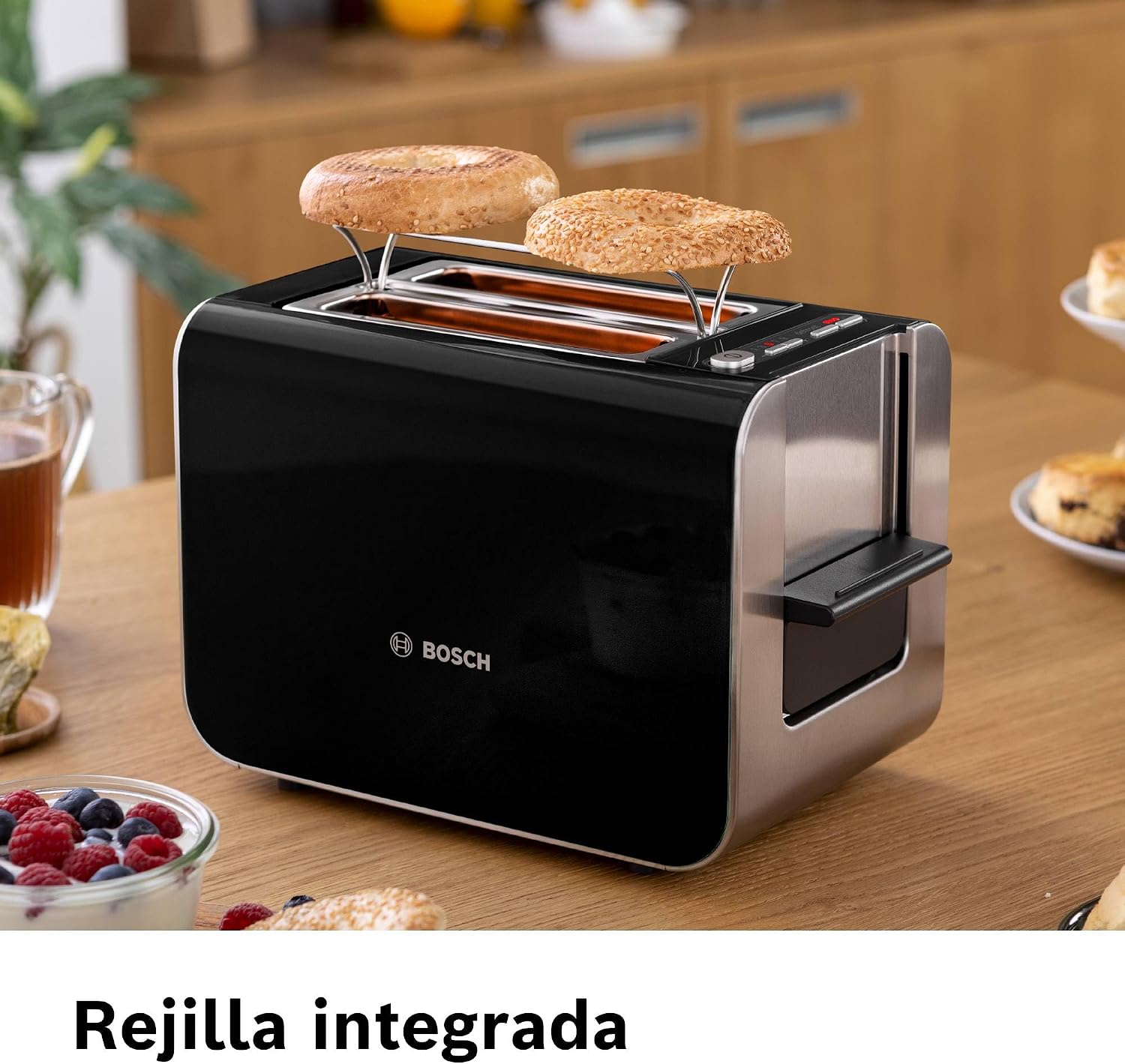Thumbnail 2 de Bosch Tostador Styline TAT8613N, 2 ranuras, Descongelación 🍞
