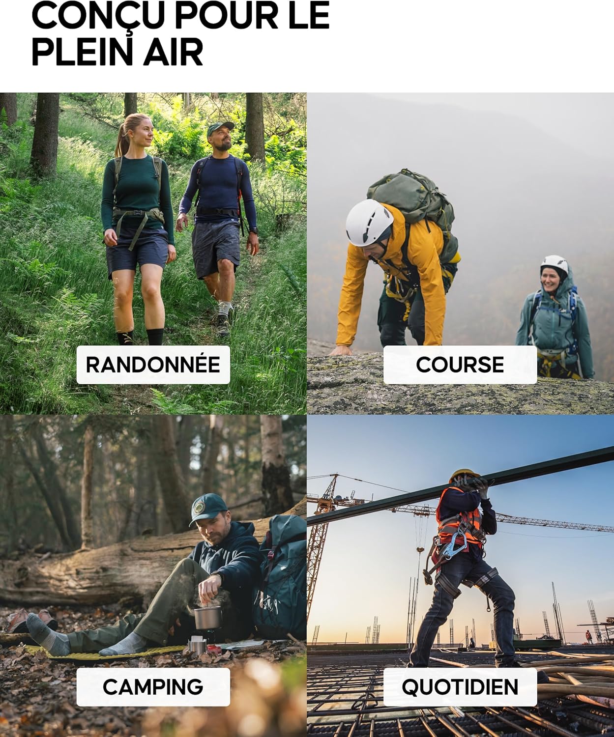 Thumbnail 3 de DANISH ENDURANCE Chaussettes de Randonnée en Laine Mérinos – Anti-trou, Rembourrées, Unisex