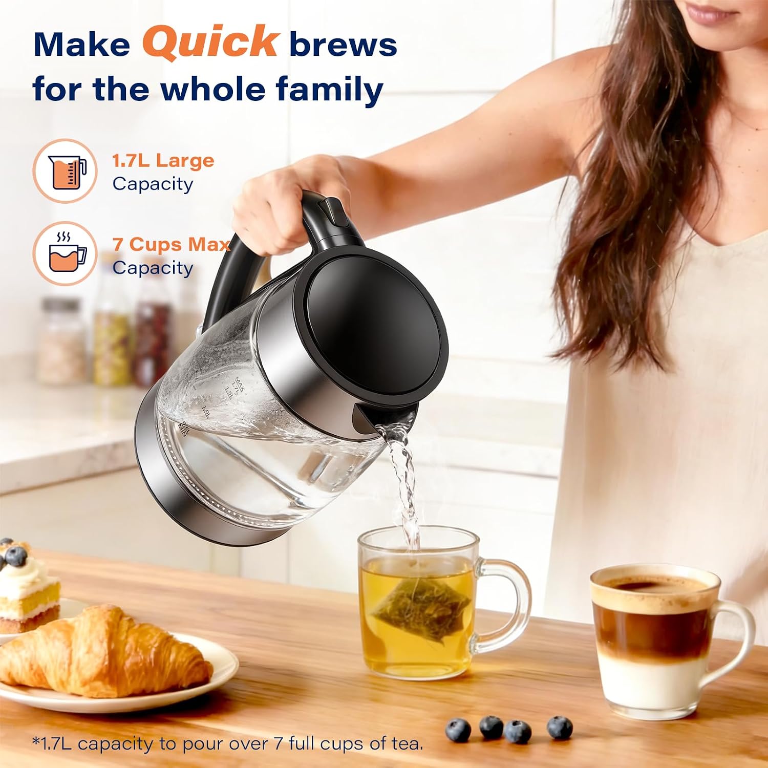 Detalle 2 de Electric Kettle 1.7L 3000W